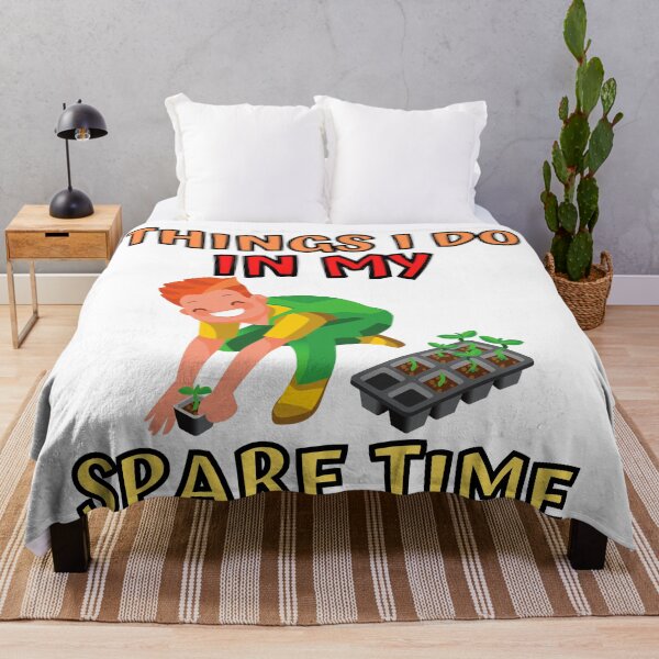 Item preview, Things I Do In My Spare Time Plant designed and sold by Gamers Hub.