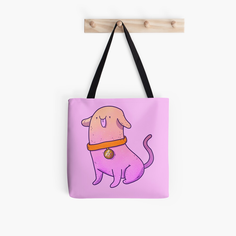 Pink Doggo Tote Bag