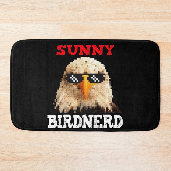 Item preview, Sunny Birdnerd Eagle with Sunglasses Pixel Retro Bird designed and sold by emm-j.