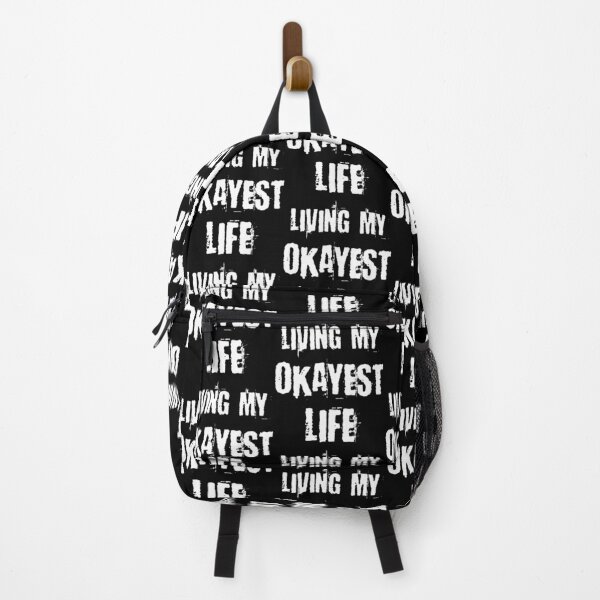 Item preview, Living My Okayest Life - Funny Positivity Meme designed and sold by MakersKeystone.