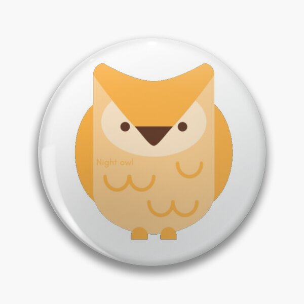 Item preview, Yellow night owl print item designed and sold by Signaturestudio.