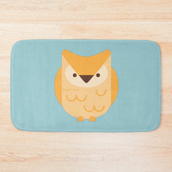 Item preview, Yellow night owl print item designed and sold by Signaturestudio.