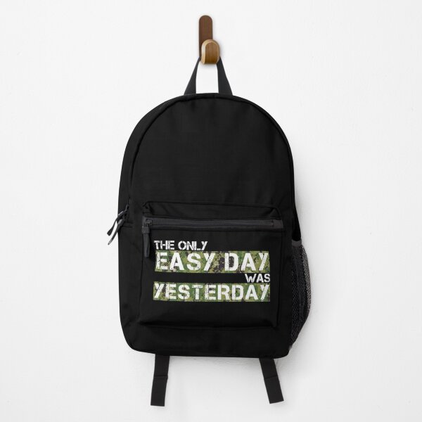 Item preview, The only easy day was yesterday Aor2 camo - motivational designed and sold by Honest-Quotes.