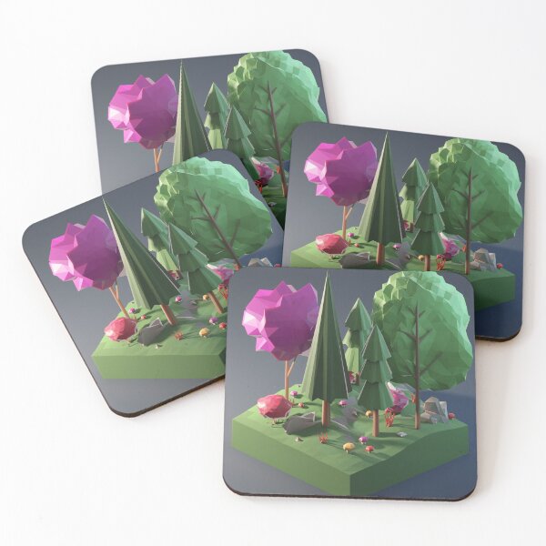 Item preview, Low Poly Forest designed and sold by Pelopoly.