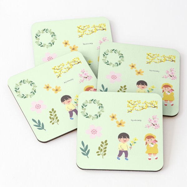Item preview, Spring, forsythia, couple designed and sold by Chuvely.