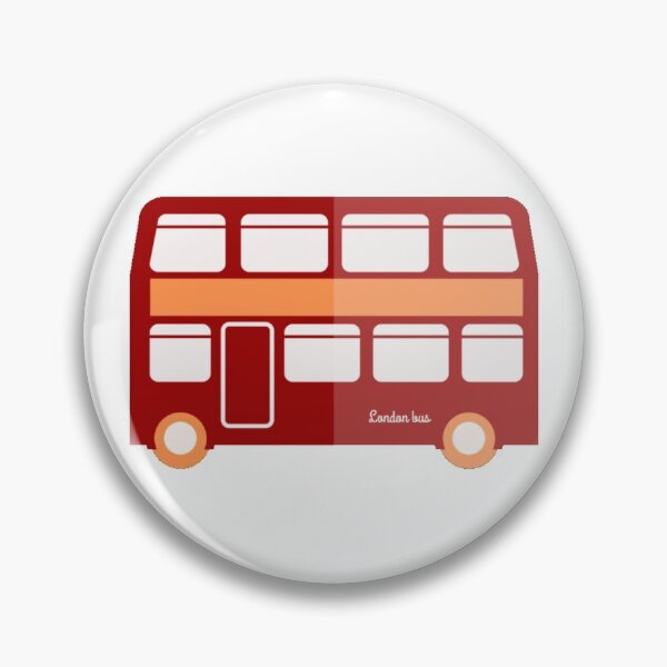 Item preview, Red London bus print item designed and sold by Signaturestudio.