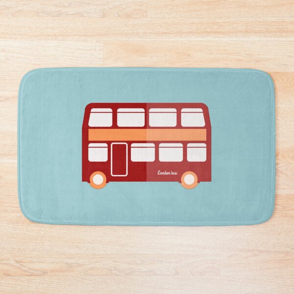 Item preview, Red London bus print item designed and sold by Signaturestudio.