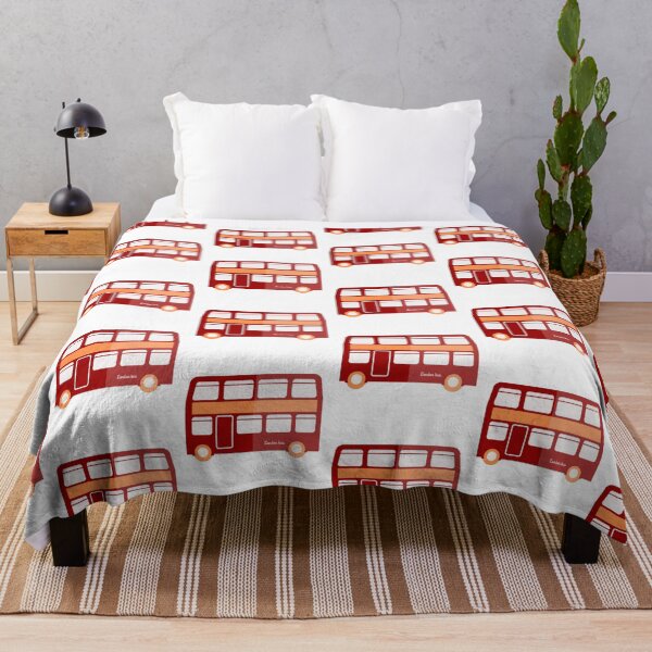 Item preview, Red London bus print item designed and sold by Signaturestudio.