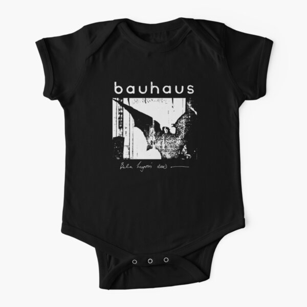 Bauhaus - Bat Wings - Bela Lugosi's Dead Short Sleeve Baby One-Piece