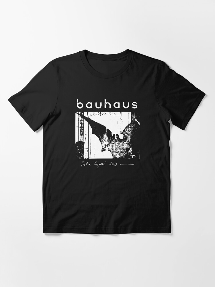 Thumbnail 3 of 7, Essential T-Shirt, Bauhaus - Bat Wings - Bela Lugosi's Dead designed and sold by createdezign.