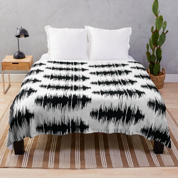 Item preview, Black Sound Wave Frequency designed and sold by iTrending.