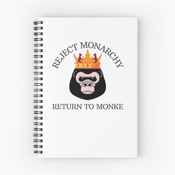 Item preview, Reject Monarchy, Return to Monke designed and sold by MystikArts.