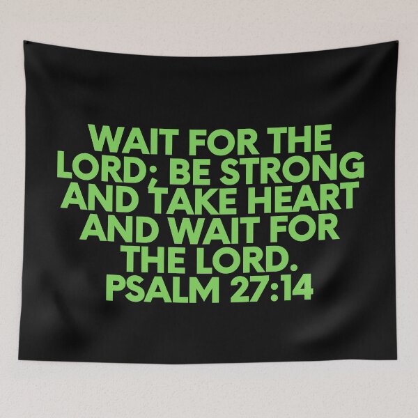 Item preview, Bible Verse Psalm 27:14 designed and sold by Prayingwarrior.