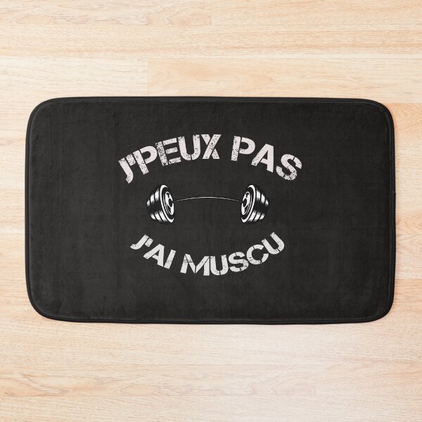 Aperçu de l'œuvre j'peux pas j'ai muscu | cadeaux de gym | musculation créée et vendue par store7azzouzi.