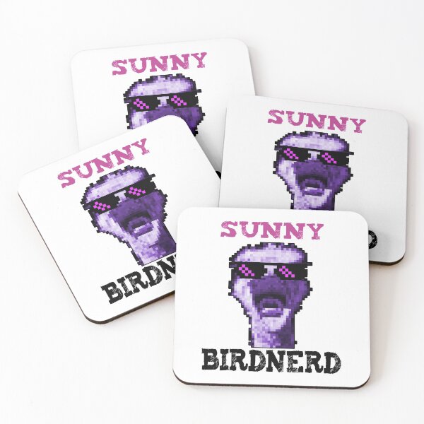 Item preview, Sunny Birdnerd Straus with Sunglasses Pixel Retro Bird designed and sold by emm-j.