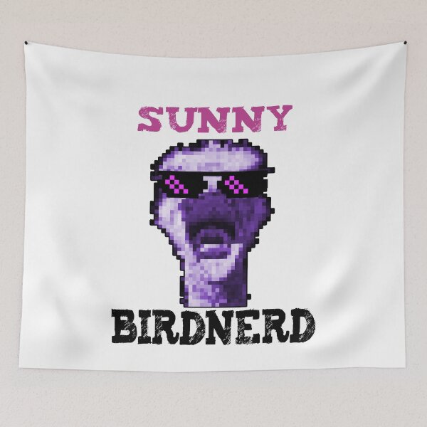 Item preview, Sunny Birdnerd Straus with Sunglasses Pixel Retro Bird designed and sold by emm-j.