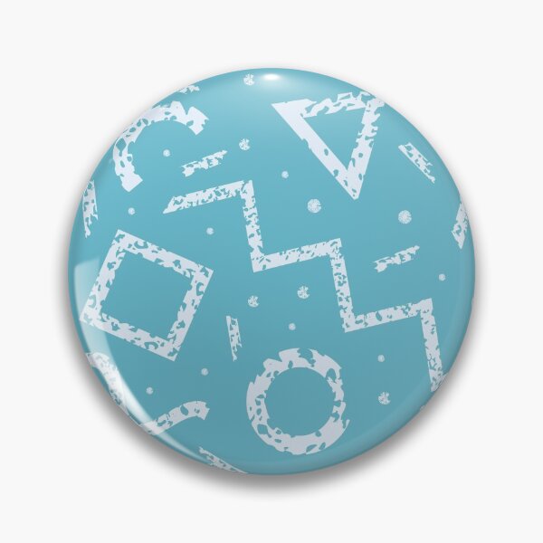 Item preview, Uneven Geo Pattern Sky Blue designed and sold by fahadabu.