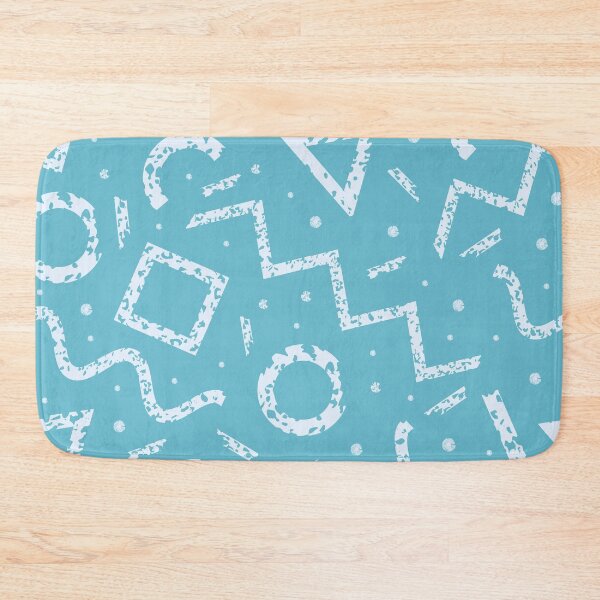 Item preview, Uneven Geo Pattern Sky Blue designed and sold by fahadabu.