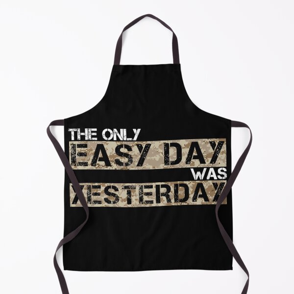 Item preview, The only easy day was yesterday Aor1 camo - motivational designed and sold by Honest-Quotes.