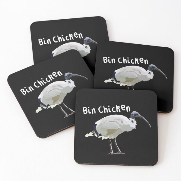 Item preview, A is for Australian White Ibis ,Australian White Ibis – “Bin Chicken” Funny Slogan Wildlife Design designed and sold by PrettylittlepastelUk.