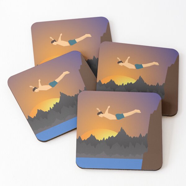 Item preview, Jumping into the Water and Sunset Cliff designed and sold by Schka.