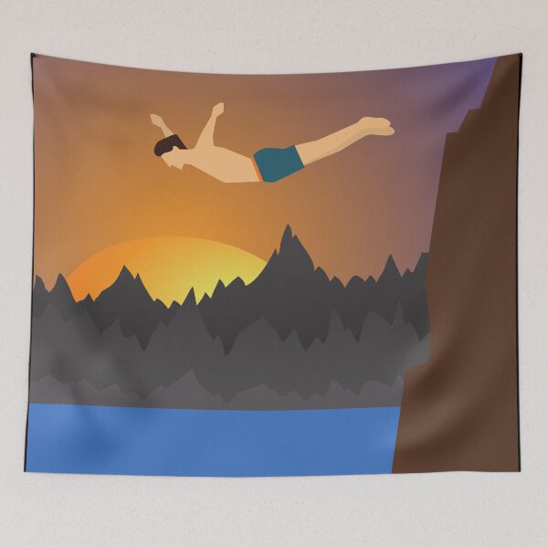 Item preview, Jumping into the Water and Sunset Cliff designed and sold by Schka.