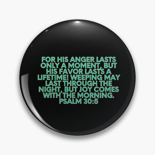 Artikelvorschau, Bibelvers Psalm 30: 5 entworfen und verkauft von Prayingwarrior.