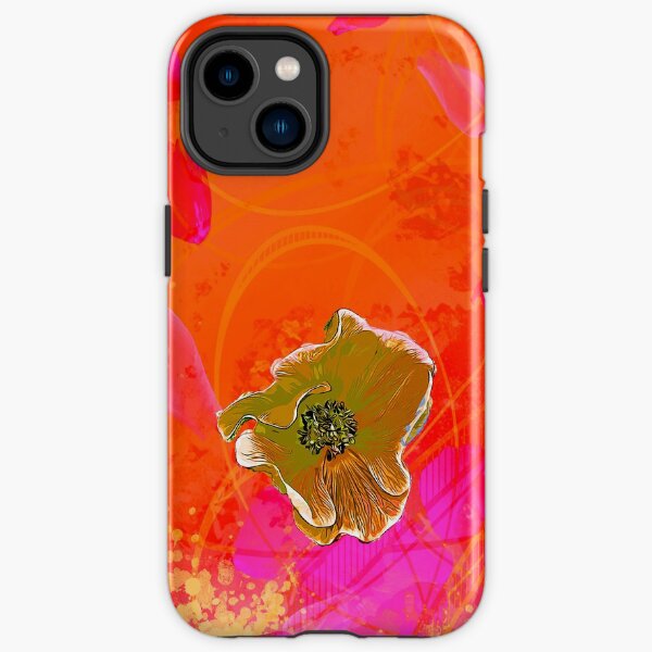 Legaculia phone case flowers wild rose yellow orange iPhone Tough Case