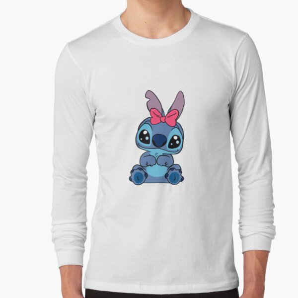 Lilo & Stitch Girl's Fa La La La Angel T-Shirt White