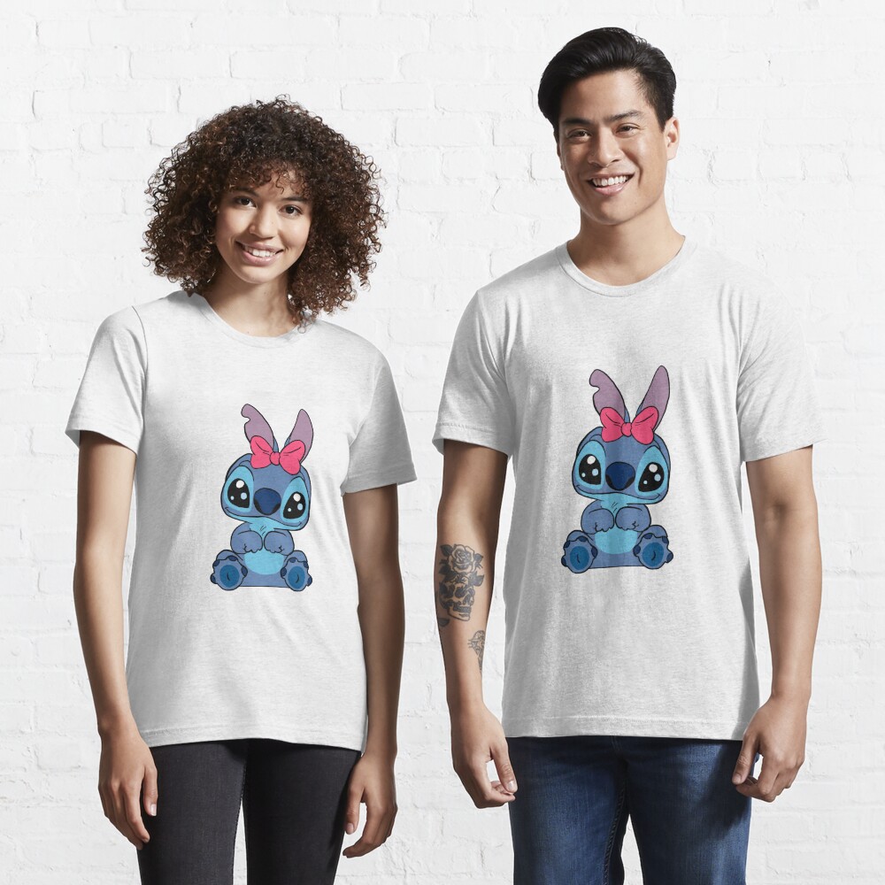 Cute Stitch in bow experiment 2 Kids T-Shirt for Sale by Scenic