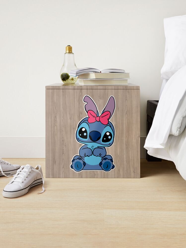 cute Stitch in Bow Sticker for Sale by Scenic