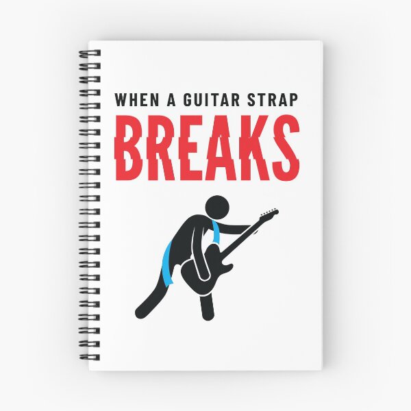 Item preview, When A Guitar Strap Breaks Light Theme designed and sold by nightsworthy.