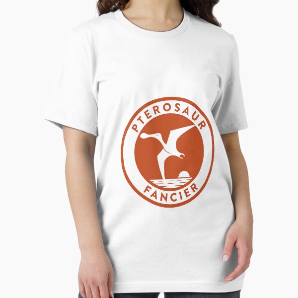 Item preview, Pterosaur Fancier Tee (Orange on White) designed and sold by David Orr.