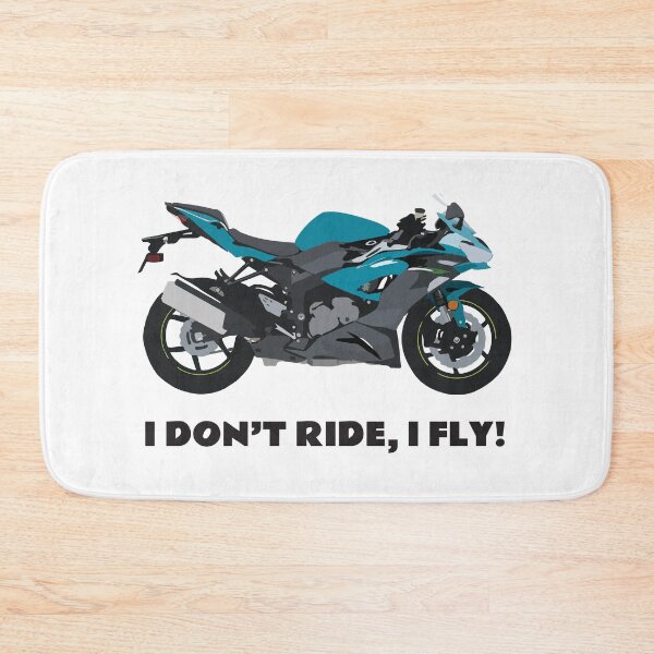 Item preview, I don't ride, I fly! Kawasaki Ninja ZX-6R pearl nightshade designed and sold by WiredDesigns.