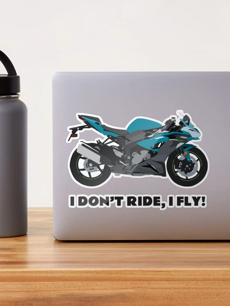 I don't ride, I fly! Kawasaki Ninja ZX-6R pearl nightshade