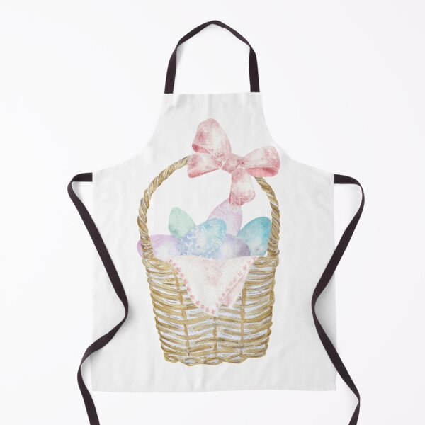 Item preview, Easter Basket with Pastel Eggs designed and sold by paintingbetween.