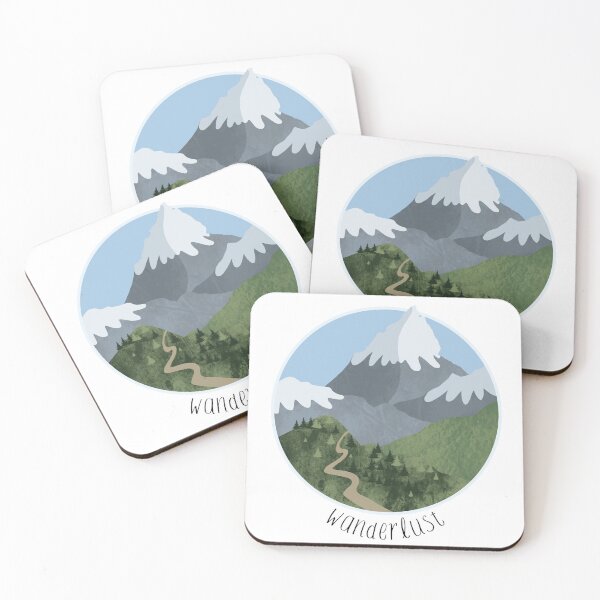 Item preview, Wanderlust - Pastel white background designed and sold by thunderstyle.
