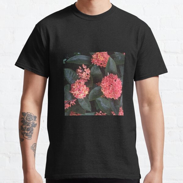 Red floral Classic T-Shirt