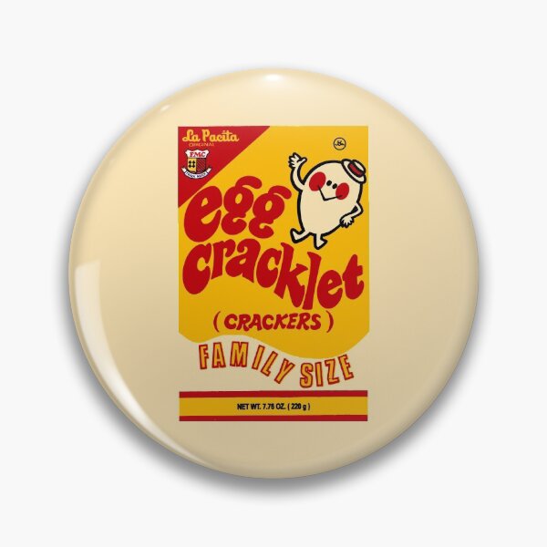 Item preview, EGG CRACKLET CRACKERS PACKAGING designed and sold by ThrowbackAds.