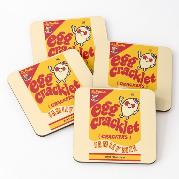 Item preview, EGG CRACKLET CRACKERS PACKAGING designed and sold by ThrowbackAds.