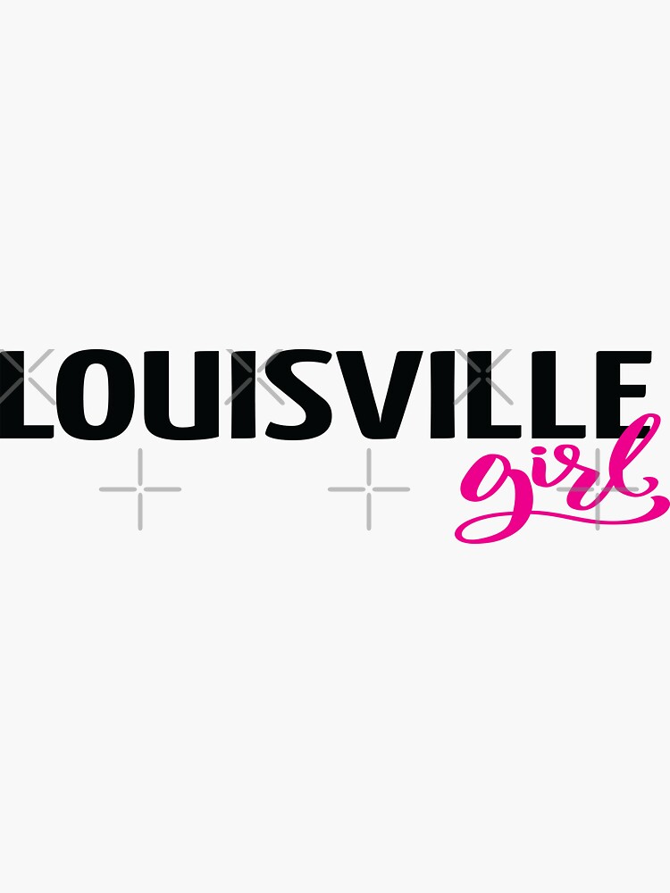 Louisville Kentucky Sticker KY Girl Water Bottle Sticker 