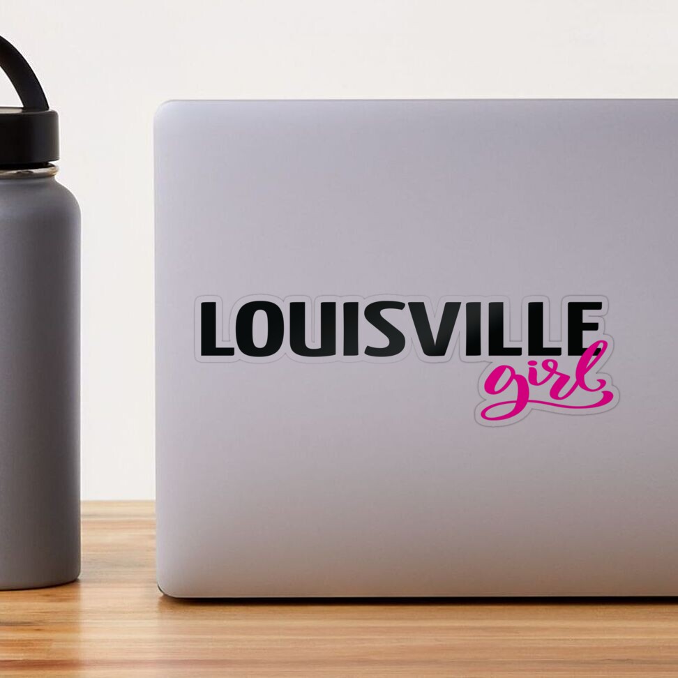 Louisville Kentucky Sticker KY Girl Water Bottle Sticker 