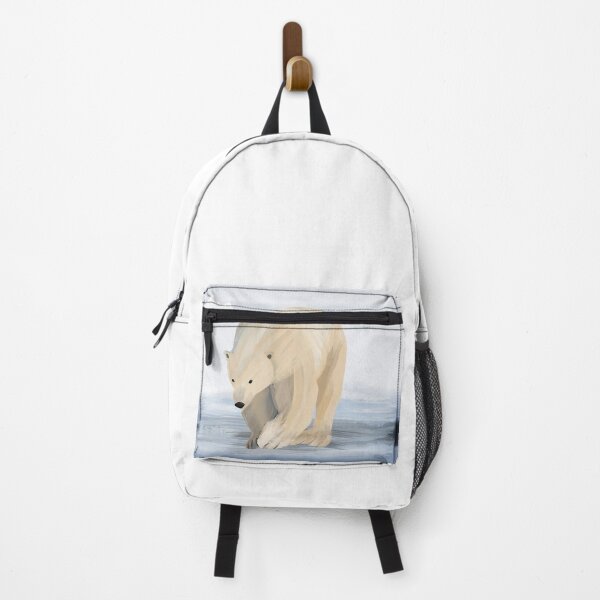 Item preview, Painted Polar Bear Watercolor Illustration beautiful wall art, jigsaw, print - Caroline Laursen Original designed and sold by Caroline Laursen.