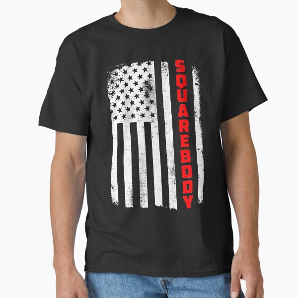 Squarebody Flag America Funny T-Shirt Squarebody Flag America Funny T-Shirt