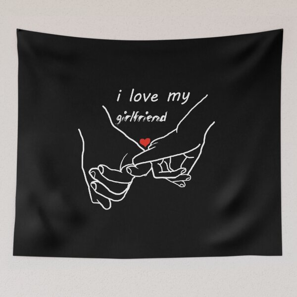 Aperçu de l'œuvre i LOVE MY GIRLFRIEND ,Anniversary Gifts créée et vendue par Salwastore.