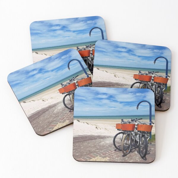 Item preview, Bikes at Henley Beach, South Australia designed and sold by KirstyNadineArt.