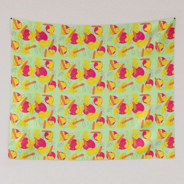 Item preview, scribble smiles  designed and sold by Pretty Bright  And Happy Patterns.