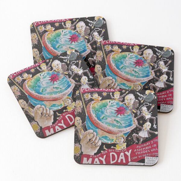 Item preview, May Day 2021 Global Solidarity needed designed and sold by Gary Shaw.