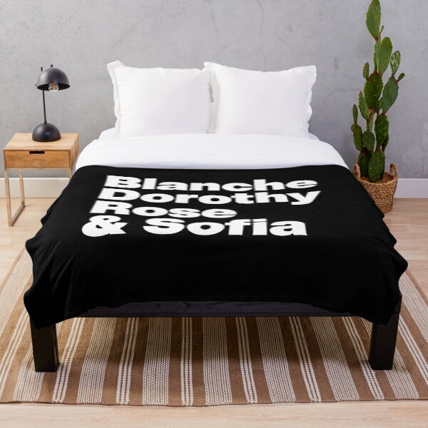 Item preview, Golden Girls - Blanche Dorothy Rose y Sofia - Texto blanco designed and sold by TypeHaus™.