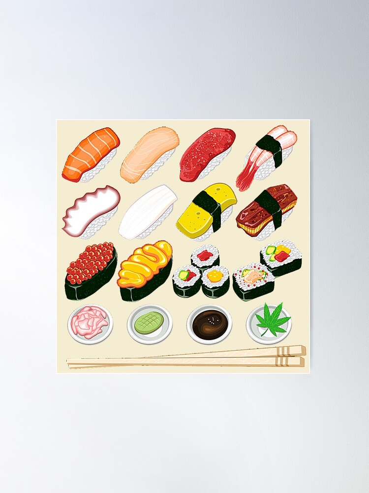 EYE SUSHI ONIGIRI, Sushi with eyes, sushi lovers eyed gift idea ideas  Sticker for Sale by VistoAvvistato